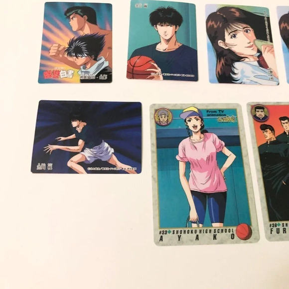 Vintage Slam Dunk Anime Trading Card Lot Furyou Group Ayako Hanamichi - Picture 3 of 10